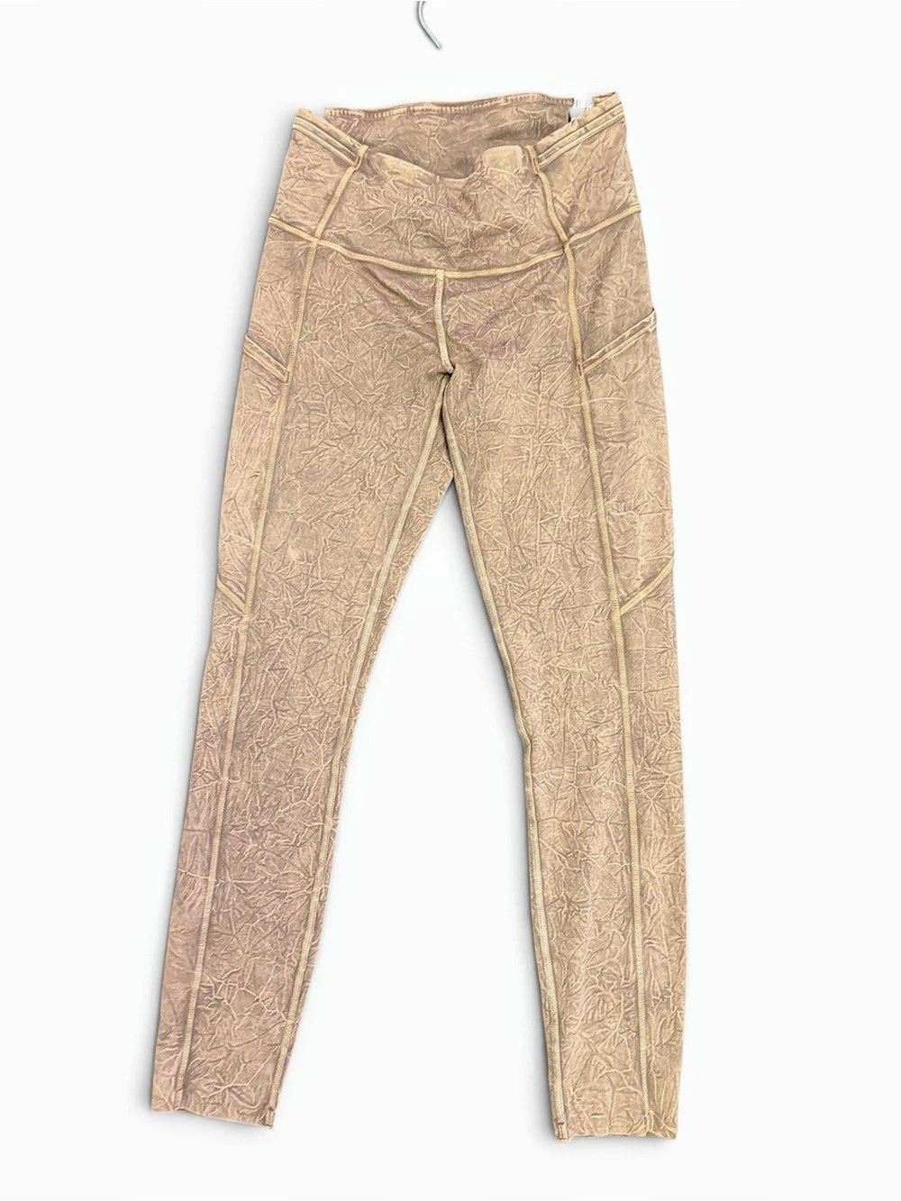 lululemon Fast and Free High-Rise Tight 25" *Ice Dye Brown Size 6